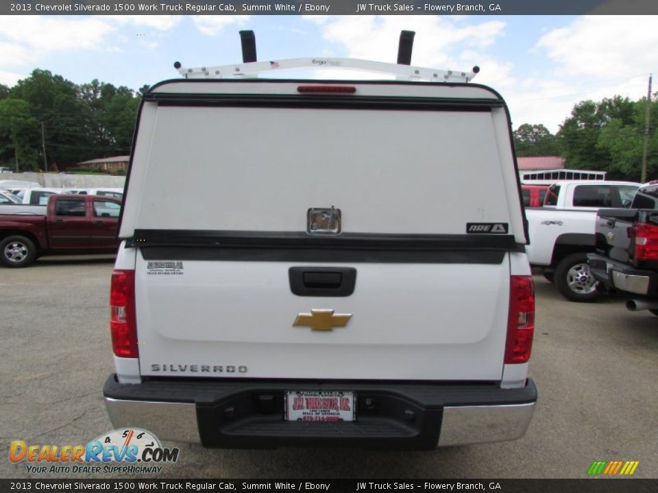 2013 Chevrolet Silverado 1500 Work Truck Regular Cab Summit White / Ebony Photo #9