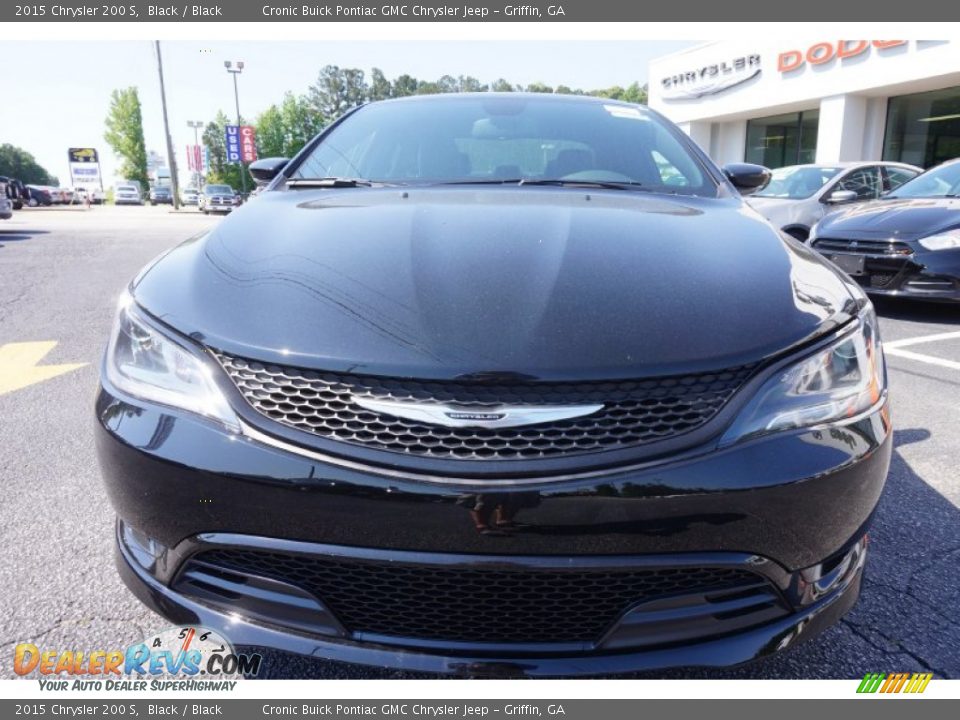2015 Chrysler 200 S Black / Black Photo #2