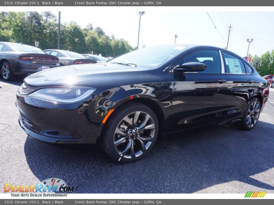 2015 Chrysler 200 S Black / Black Photo #3