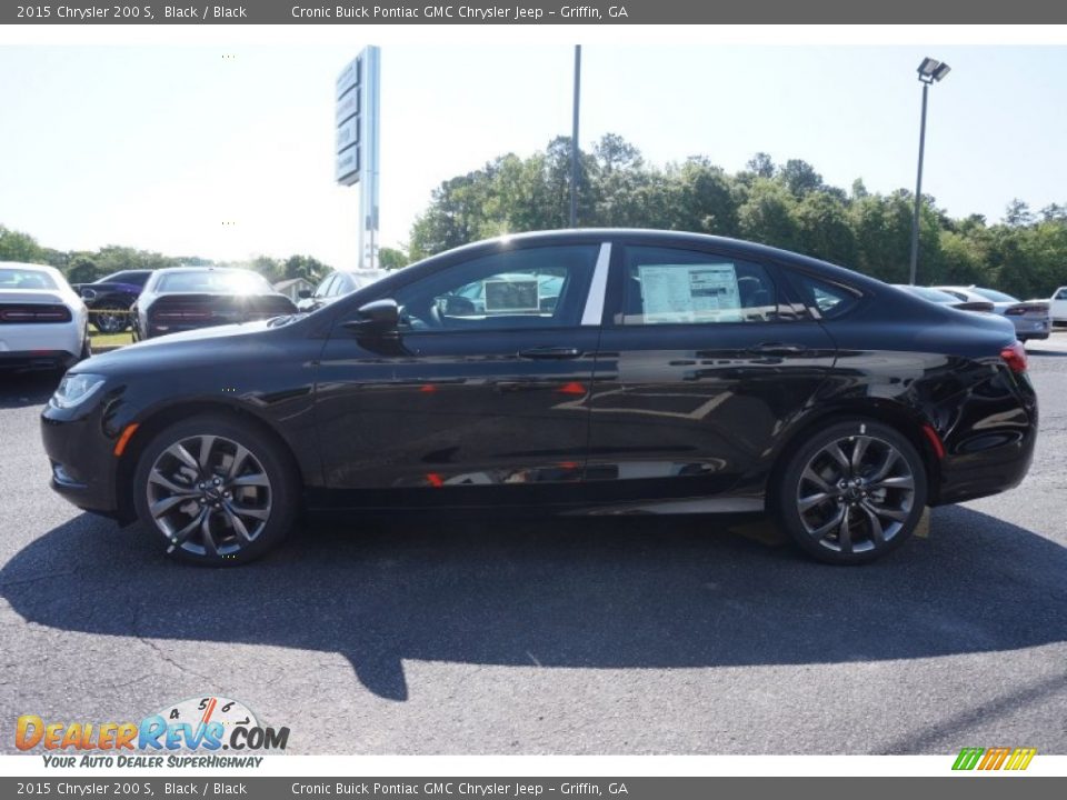 2015 Chrysler 200 S Black / Black Photo #4