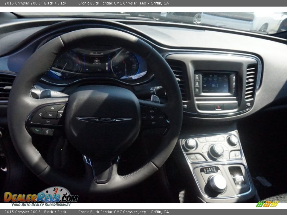 2015 Chrysler 200 S Black / Black Photo #10