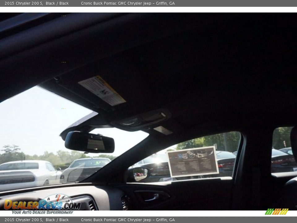 2015 Chrysler 200 S Black / Black Photo #11