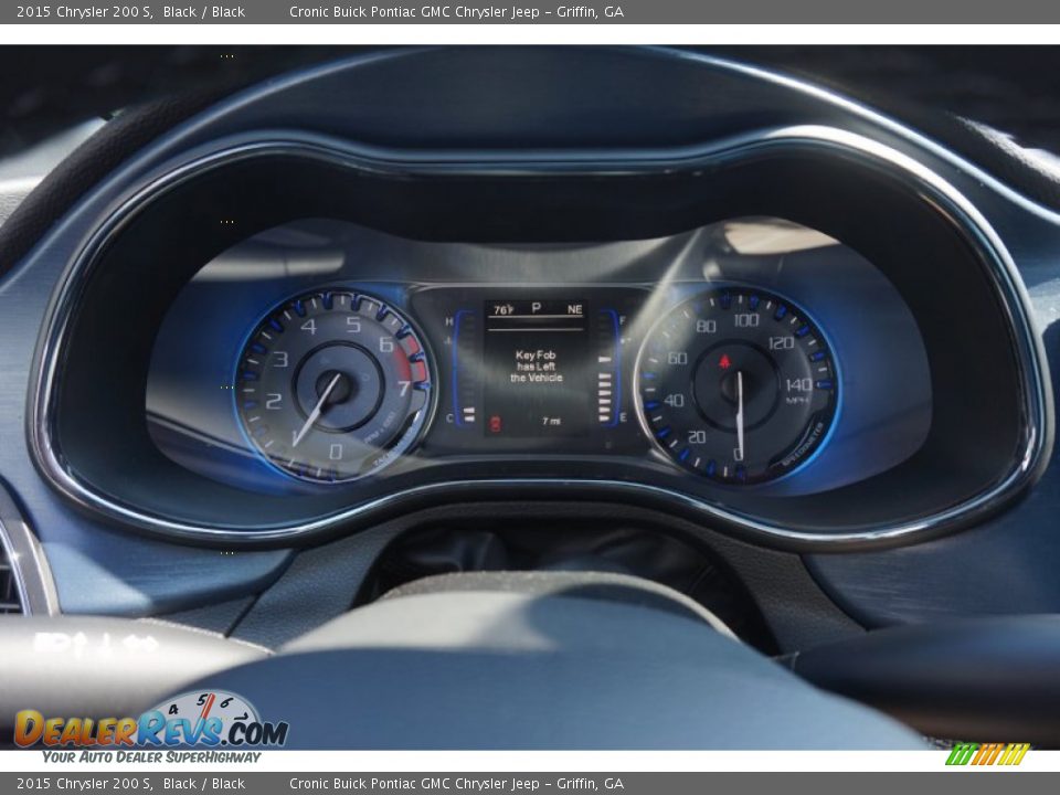 2015 Chrysler 200 S Black / Black Photo #14