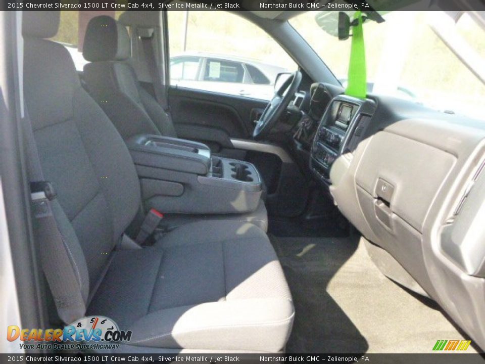 2015 Chevrolet Silverado 1500 LT Crew Cab 4x4 Silver Ice Metallic / Jet Black Photo #11