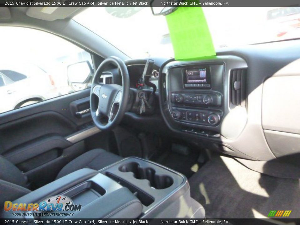2015 Chevrolet Silverado 1500 LT Crew Cab 4x4 Silver Ice Metallic / Jet Black Photo #12