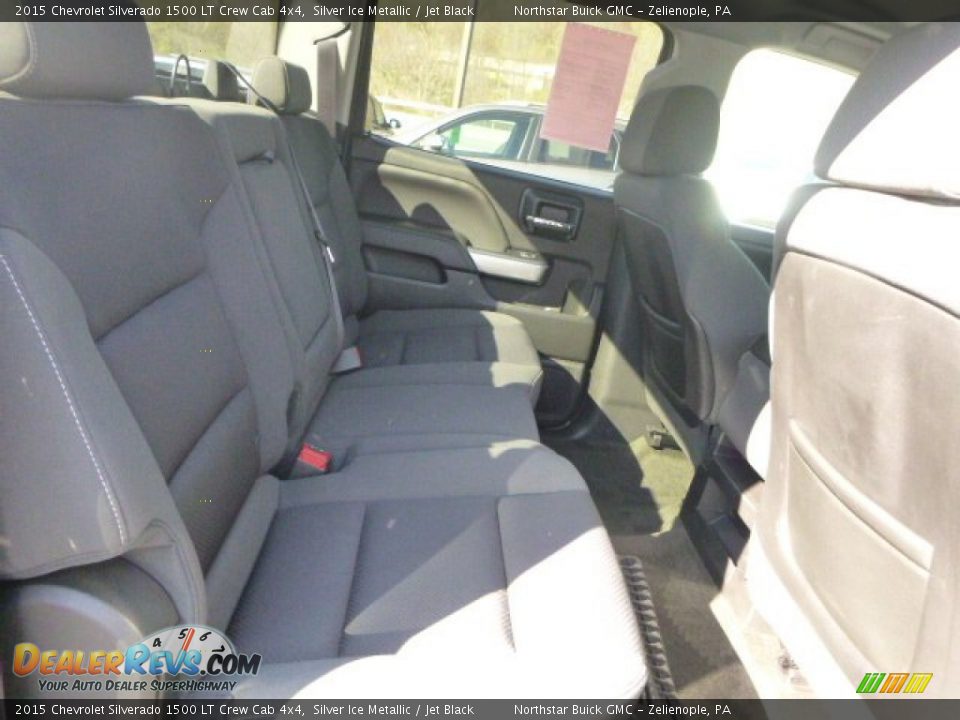 2015 Chevrolet Silverado 1500 LT Crew Cab 4x4 Silver Ice Metallic / Jet Black Photo #13