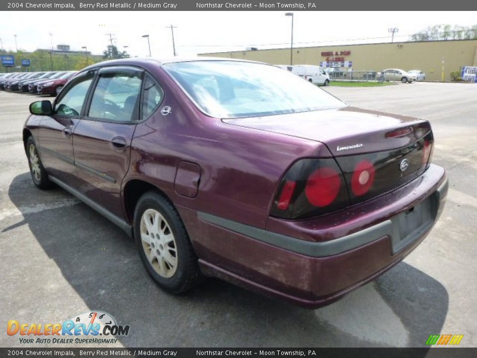 2004 Chevrolet Impala Berry Red Metallic / Medium Gray Photo #2