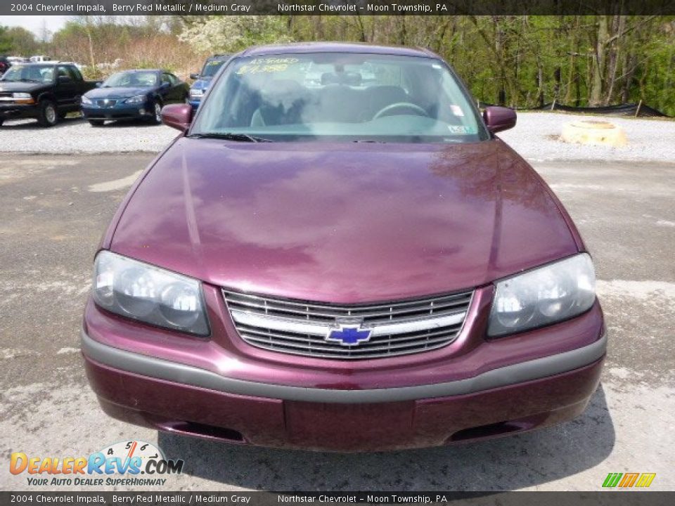 2004 Chevrolet Impala Berry Red Metallic / Medium Gray Photo #6