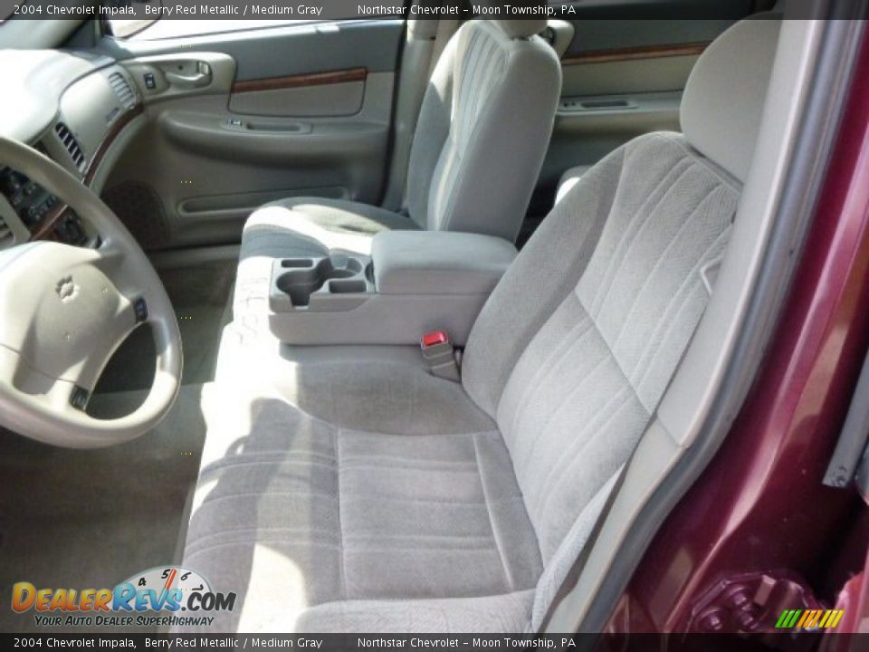 2004 Chevrolet Impala Berry Red Metallic / Medium Gray Photo #8