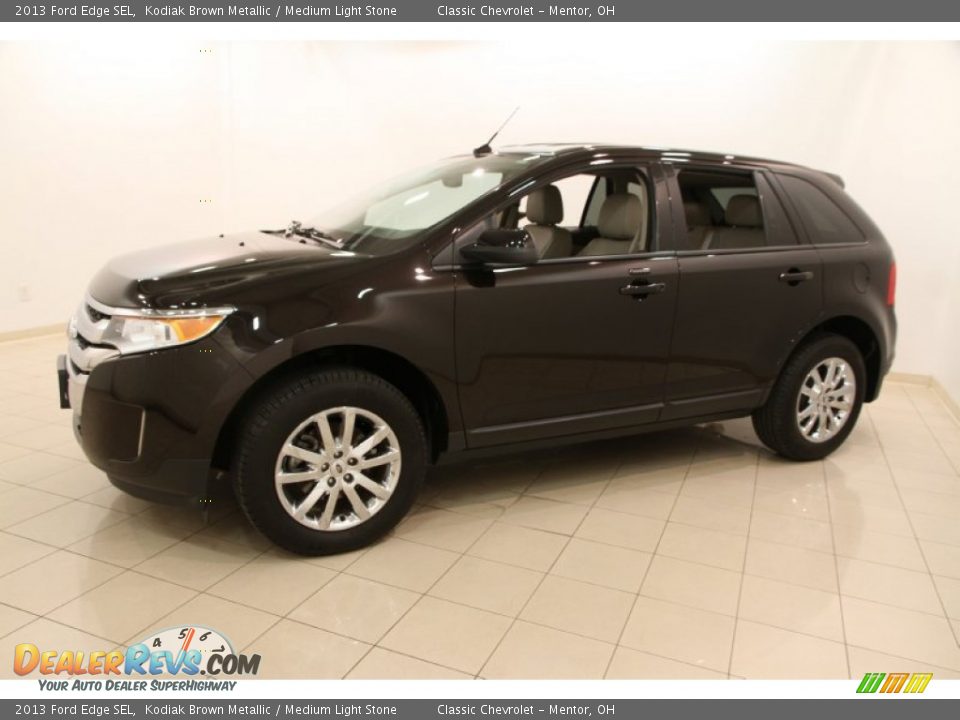 2013 Ford Edge SEL Kodiak Brown Metallic / Medium Light Stone Photo #3