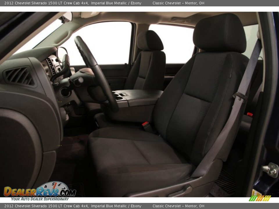 2012 Chevrolet Silverado 1500 LT Crew Cab 4x4 Imperial Blue Metallic / Ebony Photo #5