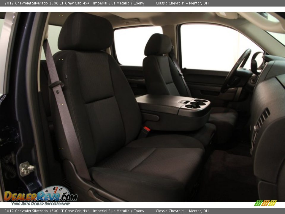 2012 Chevrolet Silverado 1500 LT Crew Cab 4x4 Imperial Blue Metallic / Ebony Photo #10