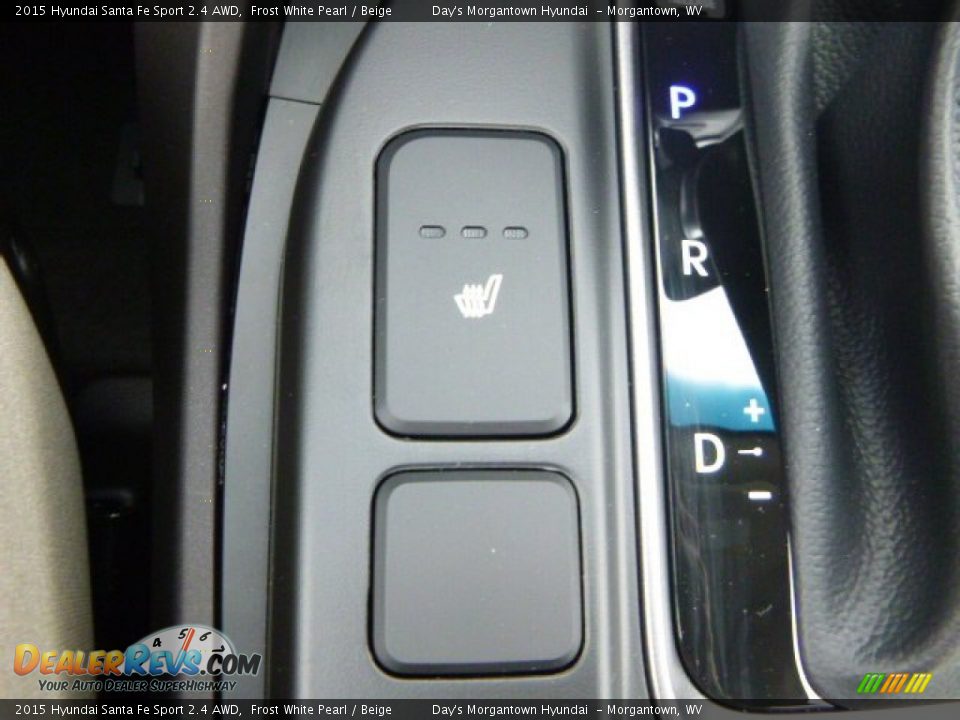 2015 Hyundai Santa Fe Sport 2.4 AWD Frost White Pearl / Beige Photo #16