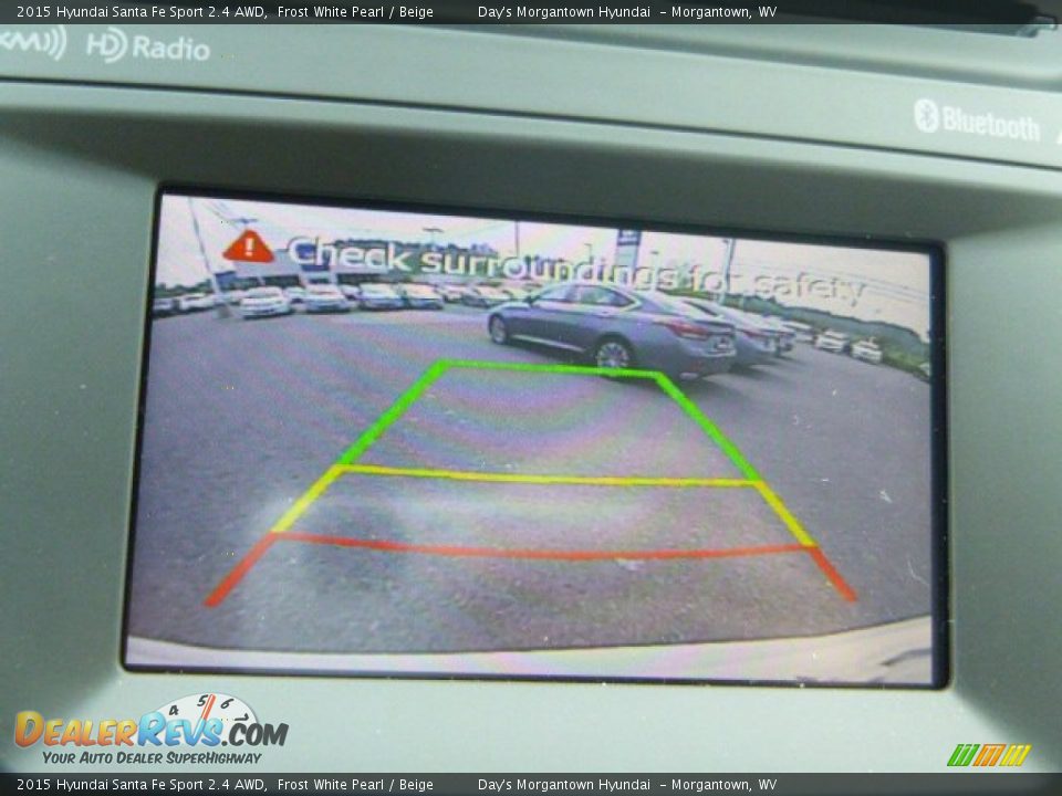 2015 Hyundai Santa Fe Sport 2.4 AWD Frost White Pearl / Beige Photo #18
