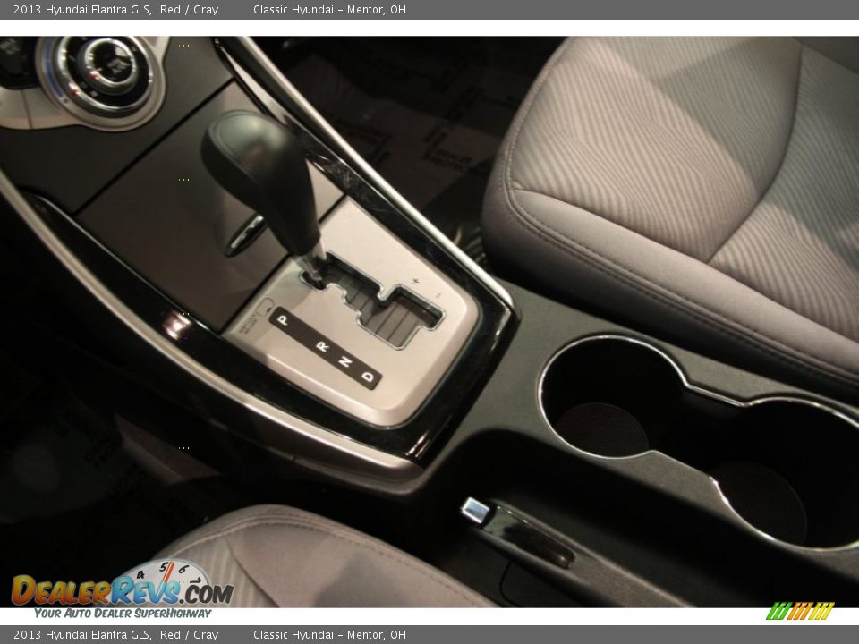 2013 Hyundai Elantra GLS Red / Gray Photo #10