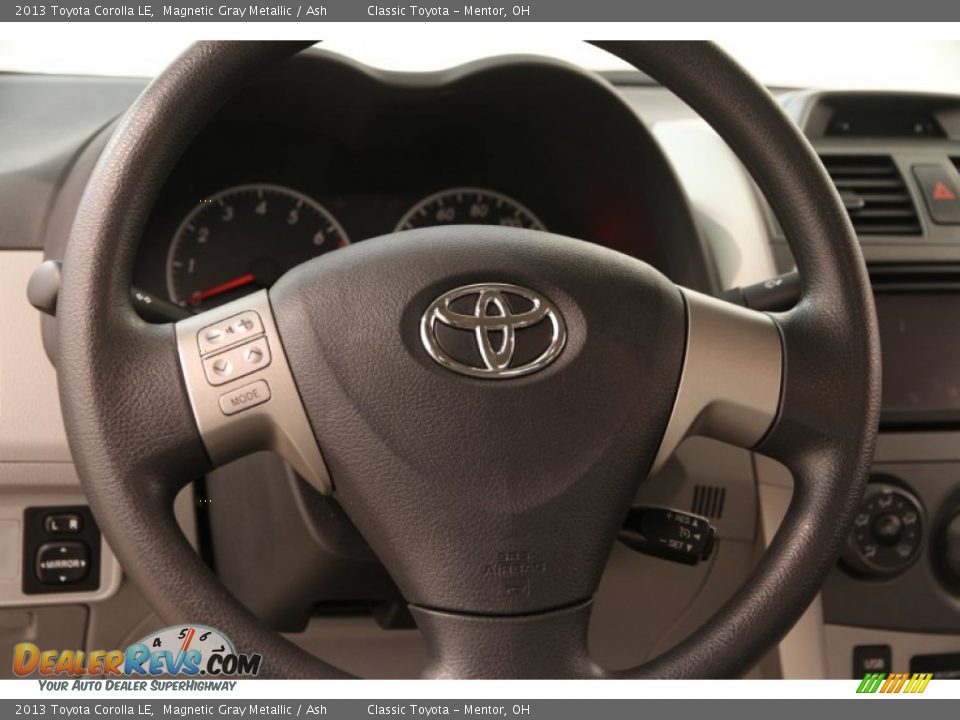 2013 Toyota Corolla LE Magnetic Gray Metallic / Ash Photo #6