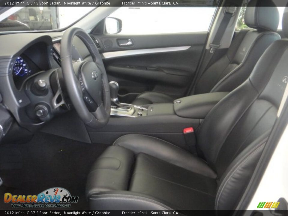 Front Seat of 2012 Infiniti G 37 S Sport Sedan Photo #18