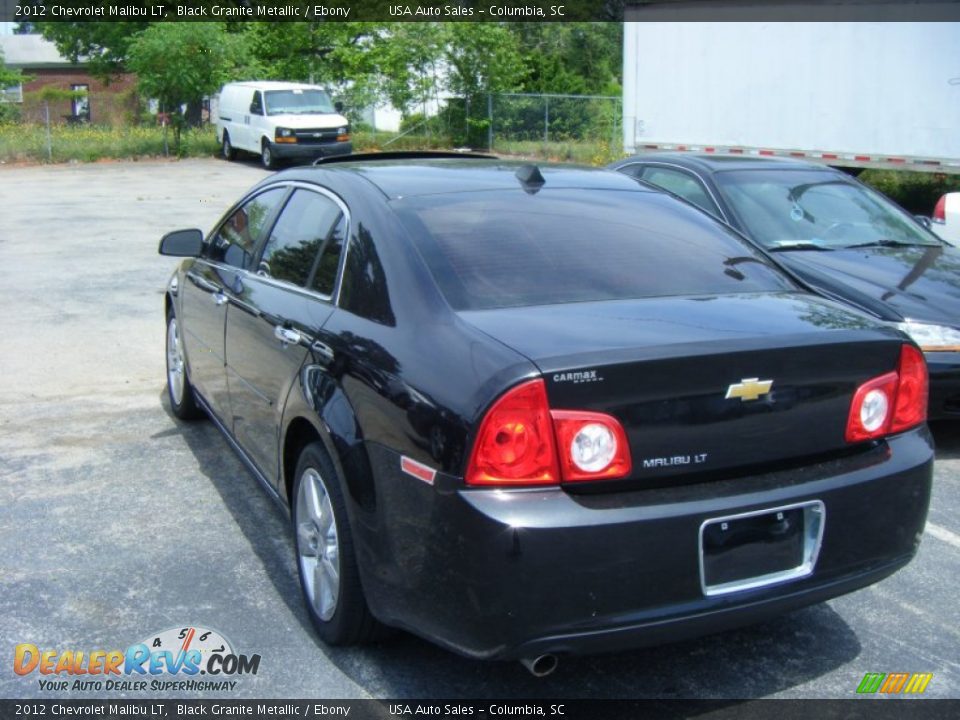 2012 Chevrolet Malibu LT Black Granite Metallic / Ebony Photo #3