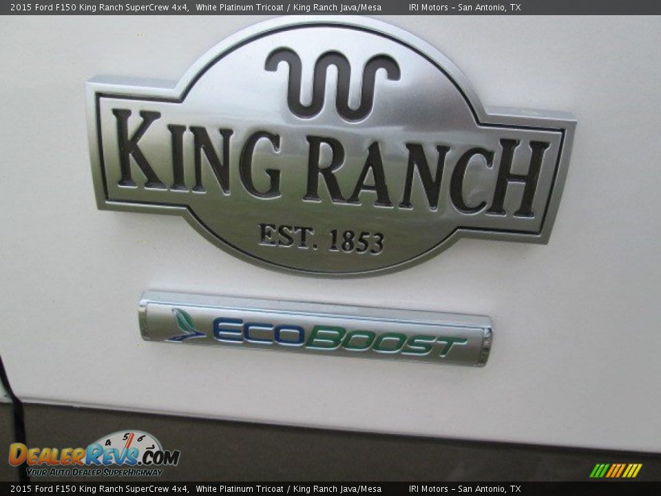2015 Ford F150 King Ranch SuperCrew 4x4 White Platinum Tricoat / King Ranch Java/Mesa Photo #9