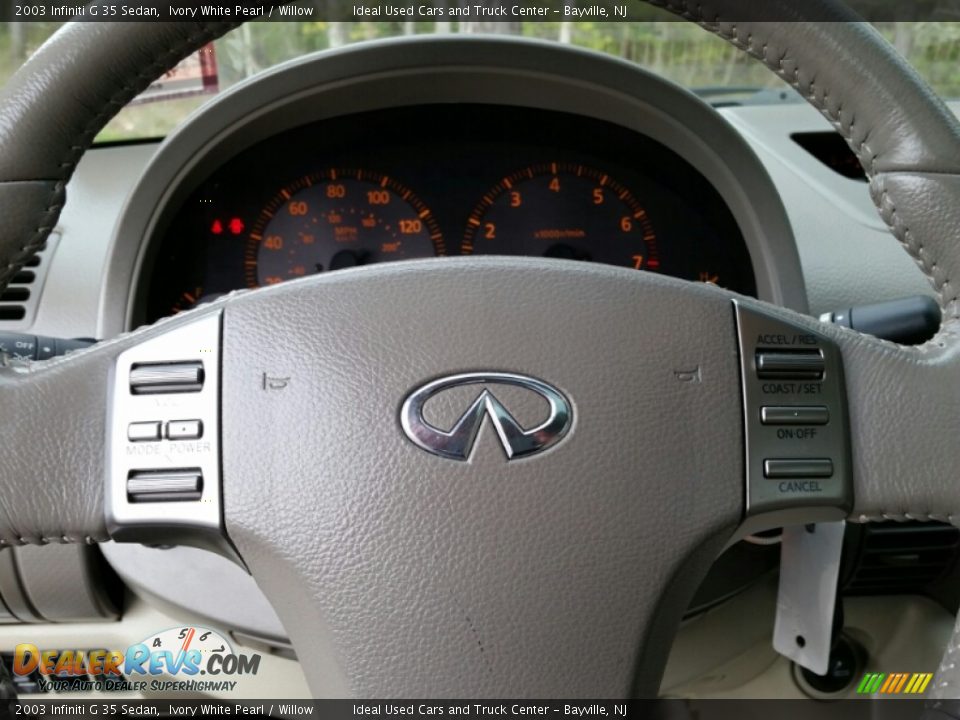 2003 Infiniti G 35 Sedan Steering Wheel Photo #19