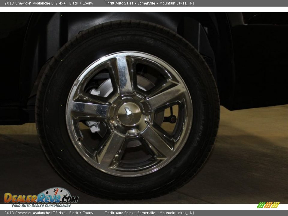 2013 Chevrolet Avalanche LTZ 4x4 Black / Ebony Photo #16