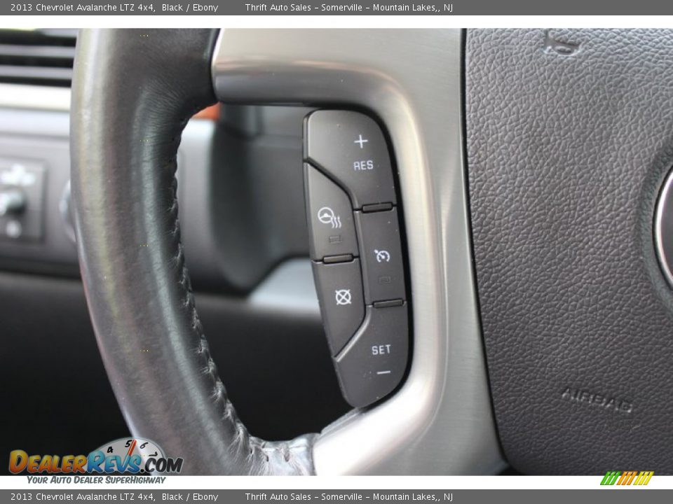 2013 Chevrolet Avalanche LTZ 4x4 Black / Ebony Photo #19