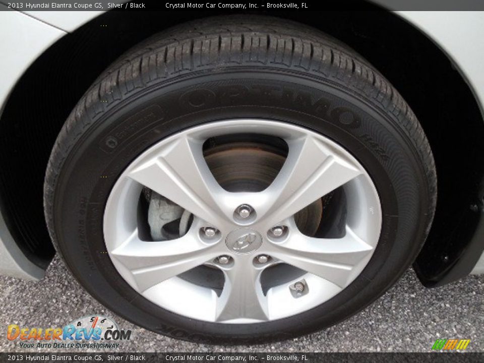 2013 Hyundai Elantra Coupe GS Silver / Black Photo #15