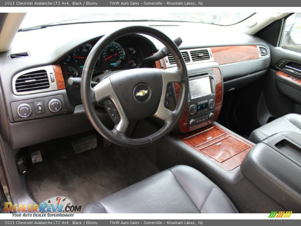 2013 Chevrolet Avalanche LTZ 4x4 Black / Ebony Photo #29