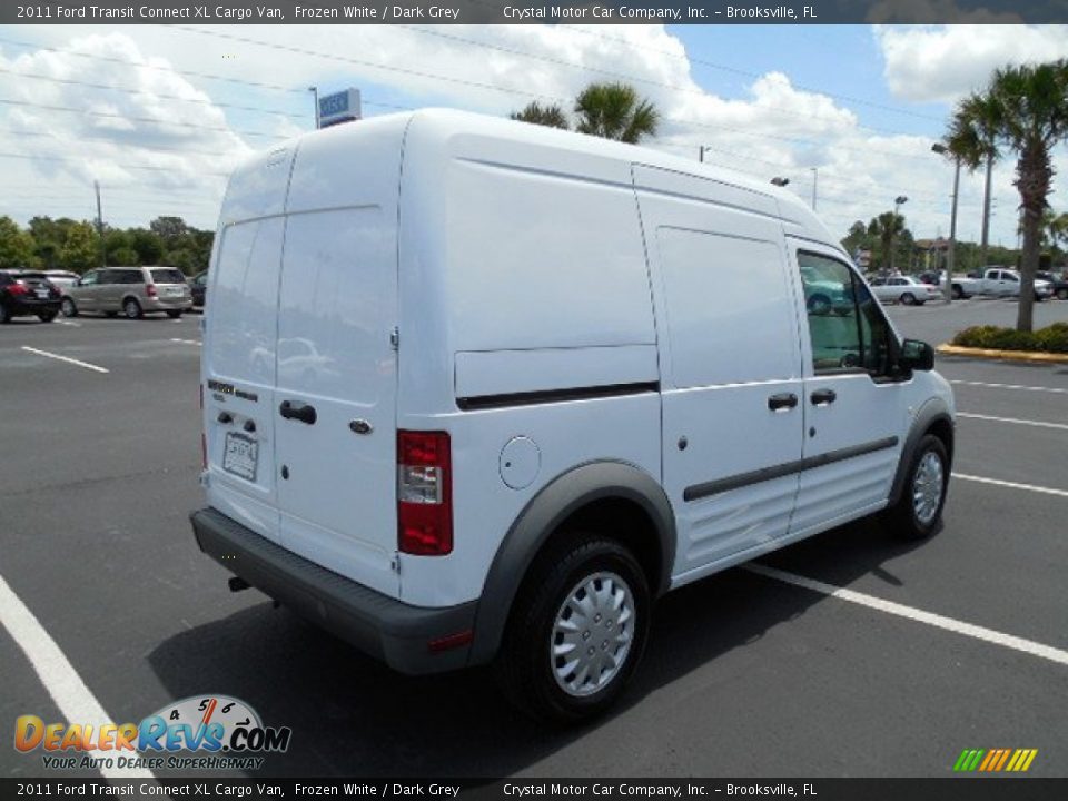 2011 Ford Transit Connect XL Cargo Van Frozen White / Dark Grey Photo #7