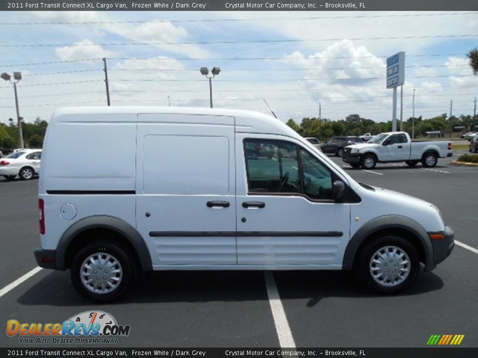 2011 Ford Transit Connect XL Cargo Van Frozen White / Dark Grey Photo #8