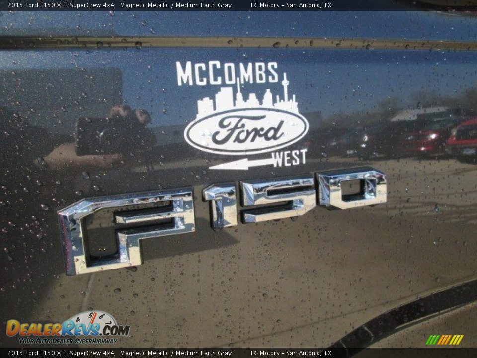 2015 Ford F150 XLT SuperCrew 4x4 Magnetic Metallic / Medium Earth Gray Photo #30