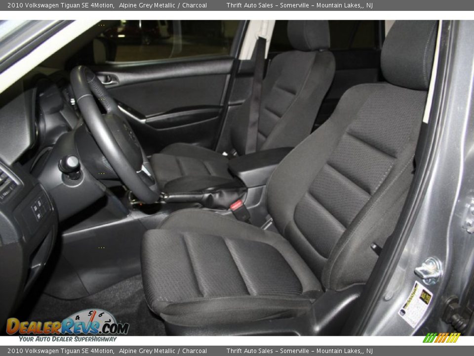 2010 Volkswagen Tiguan SE 4Motion Alpine Grey Metallic / Charcoal Photo #11