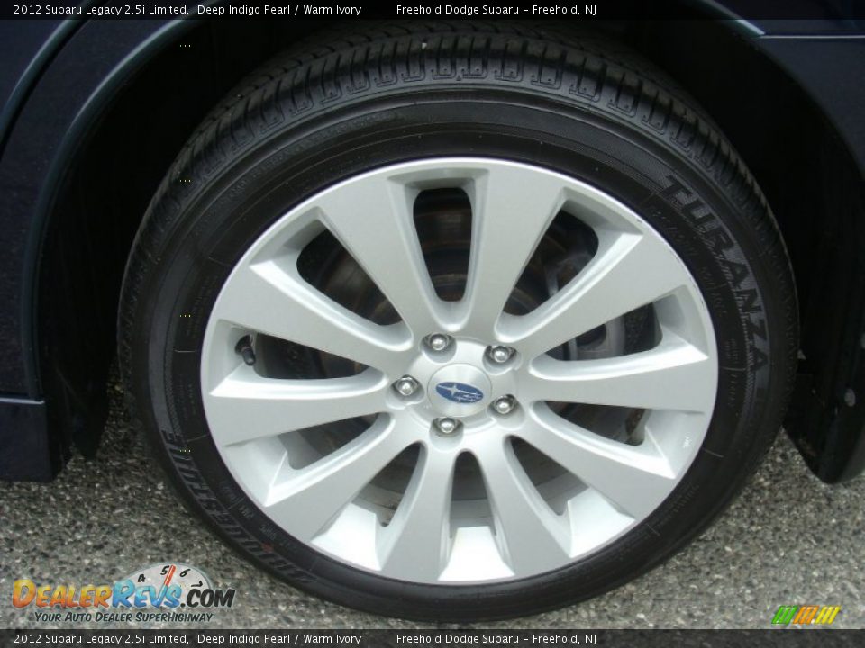 2012 Subaru Legacy 2.5i Limited Deep Indigo Pearl / Warm Ivory Photo #9