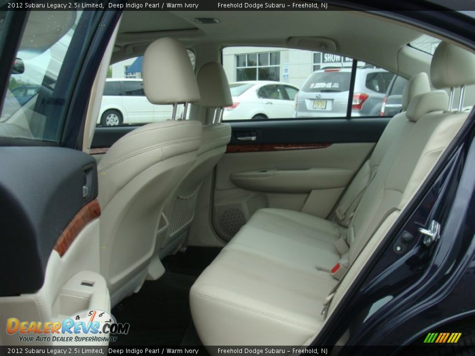 2012 Subaru Legacy 2.5i Limited Deep Indigo Pearl / Warm Ivory Photo #11