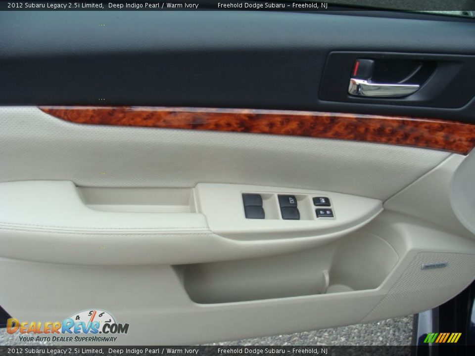 2012 Subaru Legacy 2.5i Limited Deep Indigo Pearl / Warm Ivory Photo #12