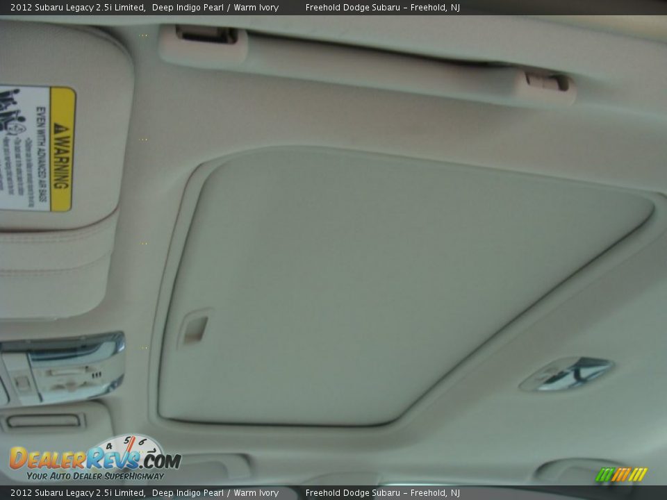 2012 Subaru Legacy 2.5i Limited Deep Indigo Pearl / Warm Ivory Photo #16
