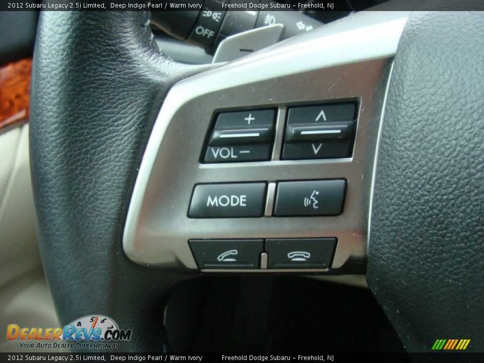 2012 Subaru Legacy 2.5i Limited Deep Indigo Pearl / Warm Ivory Photo #19