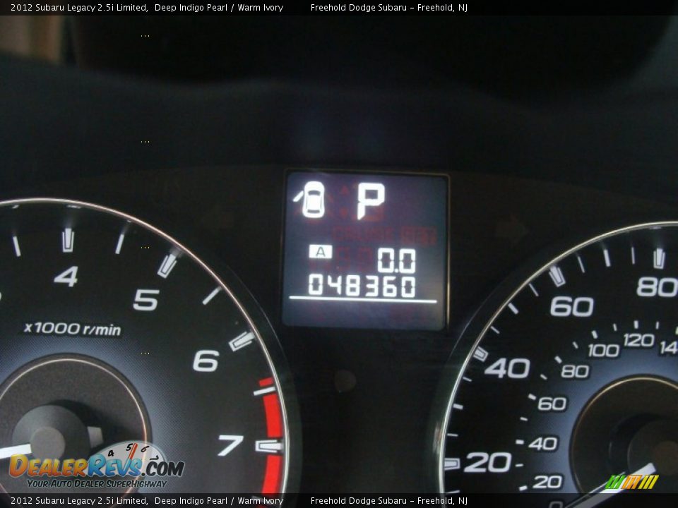 2012 Subaru Legacy 2.5i Limited Deep Indigo Pearl / Warm Ivory Photo #21