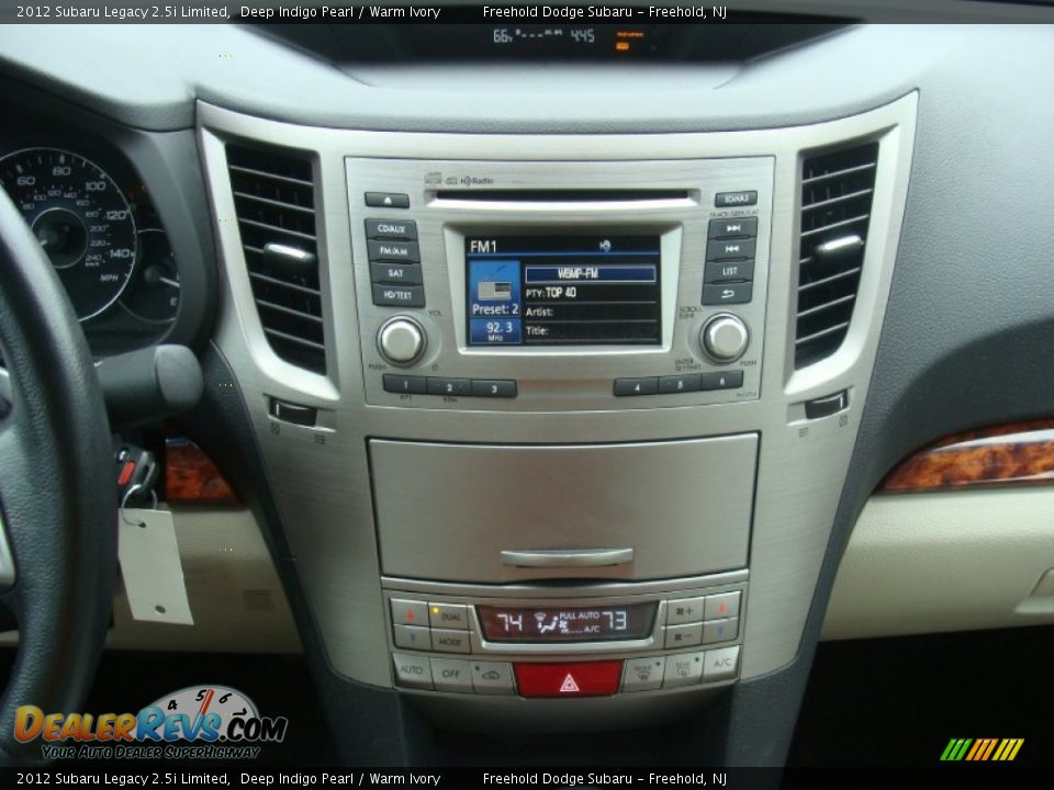 2012 Subaru Legacy 2.5i Limited Deep Indigo Pearl / Warm Ivory Photo #22