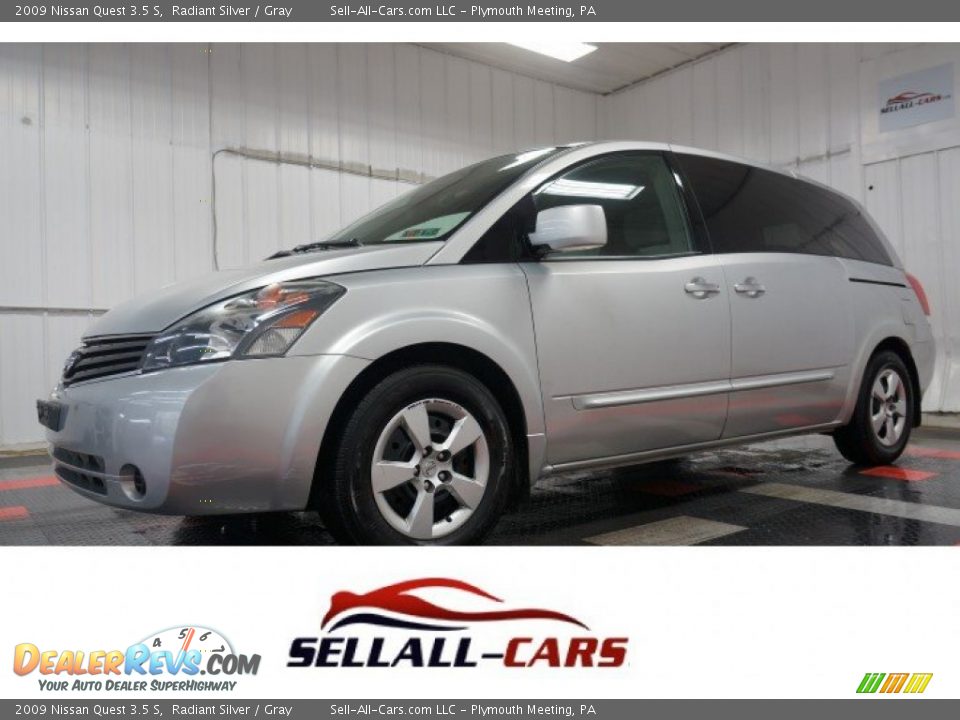 2009 Nissan Quest 3.5 S Radiant Silver / Gray Photo #1