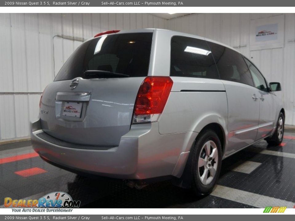 2009 Nissan Quest 3.5 S Radiant Silver / Gray Photo #8