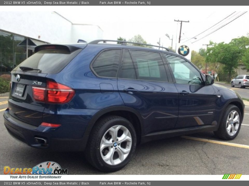 2012 BMW X5 xDrive50i Deep Sea Blue Metallic / Black Photo #3