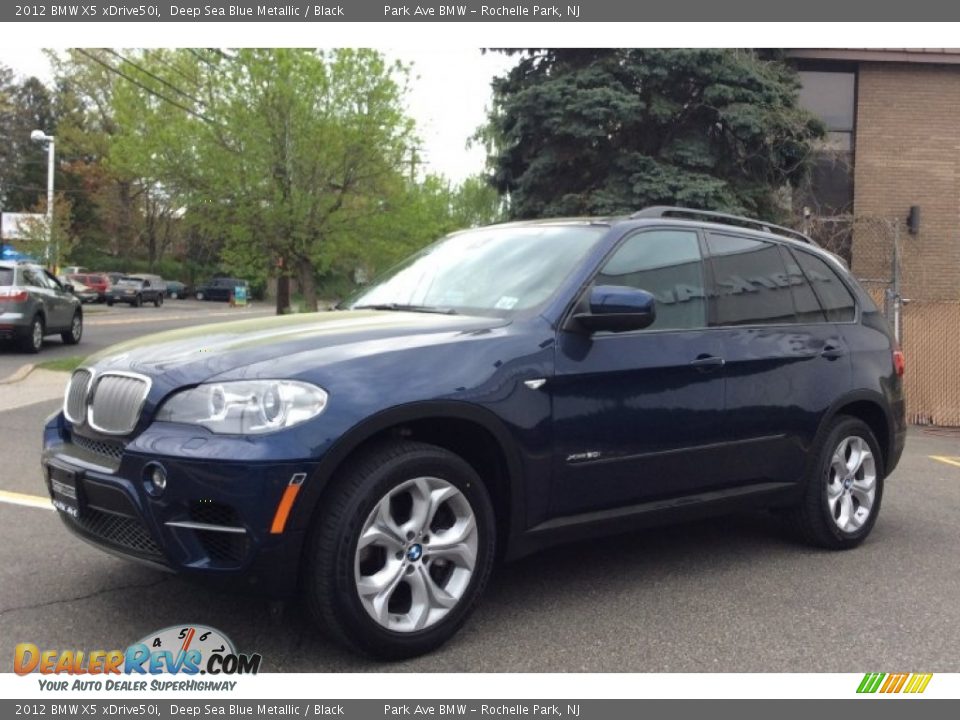 2012 BMW X5 xDrive50i Deep Sea Blue Metallic / Black Photo #7