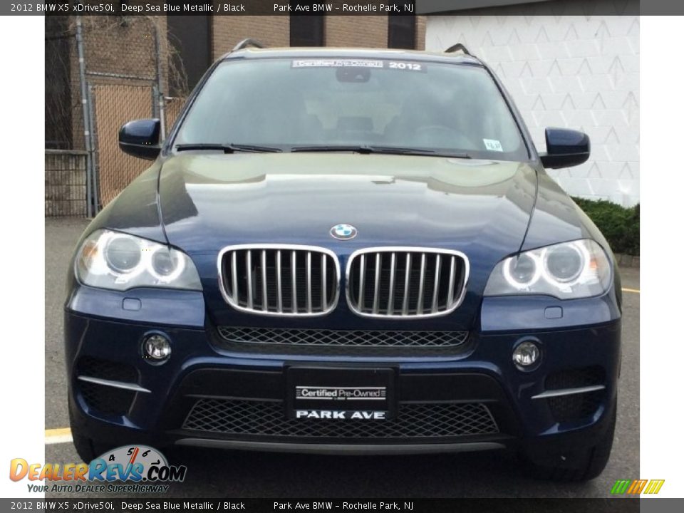 2012 BMW X5 xDrive50i Deep Sea Blue Metallic / Black Photo #8
