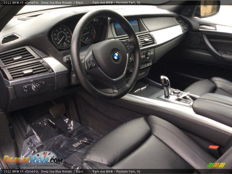 2012 BMW X5 xDrive50i Deep Sea Blue Metallic / Black Photo #11