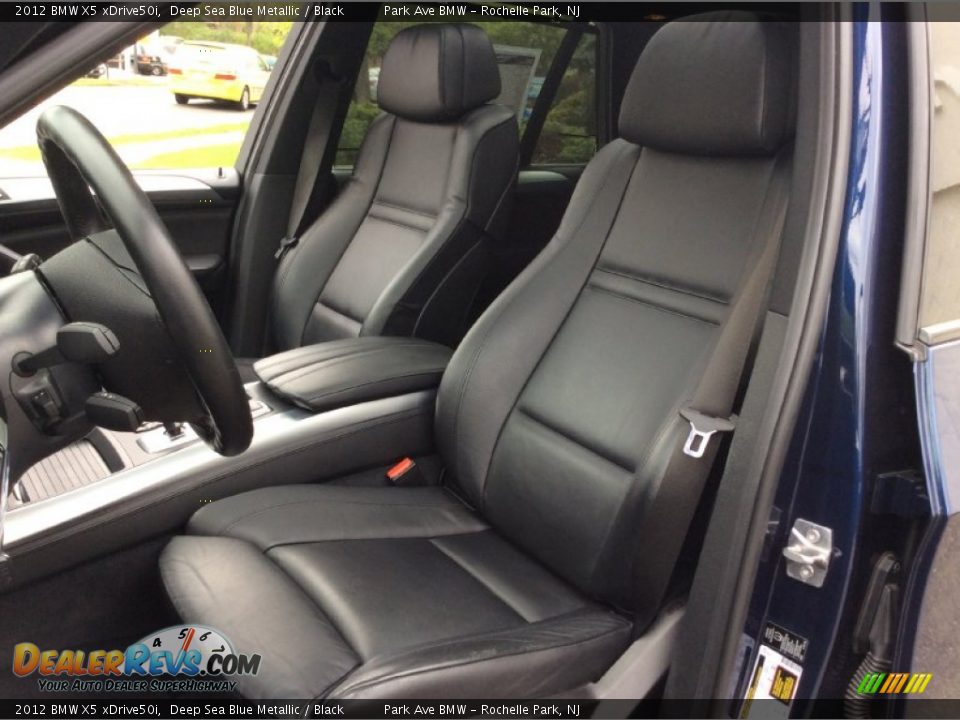 2012 BMW X5 xDrive50i Deep Sea Blue Metallic / Black Photo #13