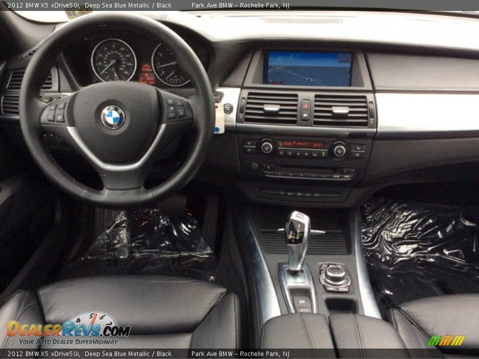 2012 BMW X5 xDrive50i Deep Sea Blue Metallic / Black Photo #15