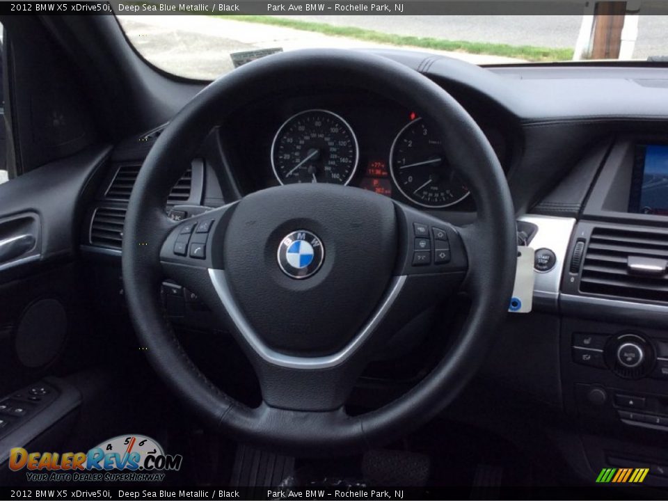 2012 BMW X5 xDrive50i Deep Sea Blue Metallic / Black Photo #18