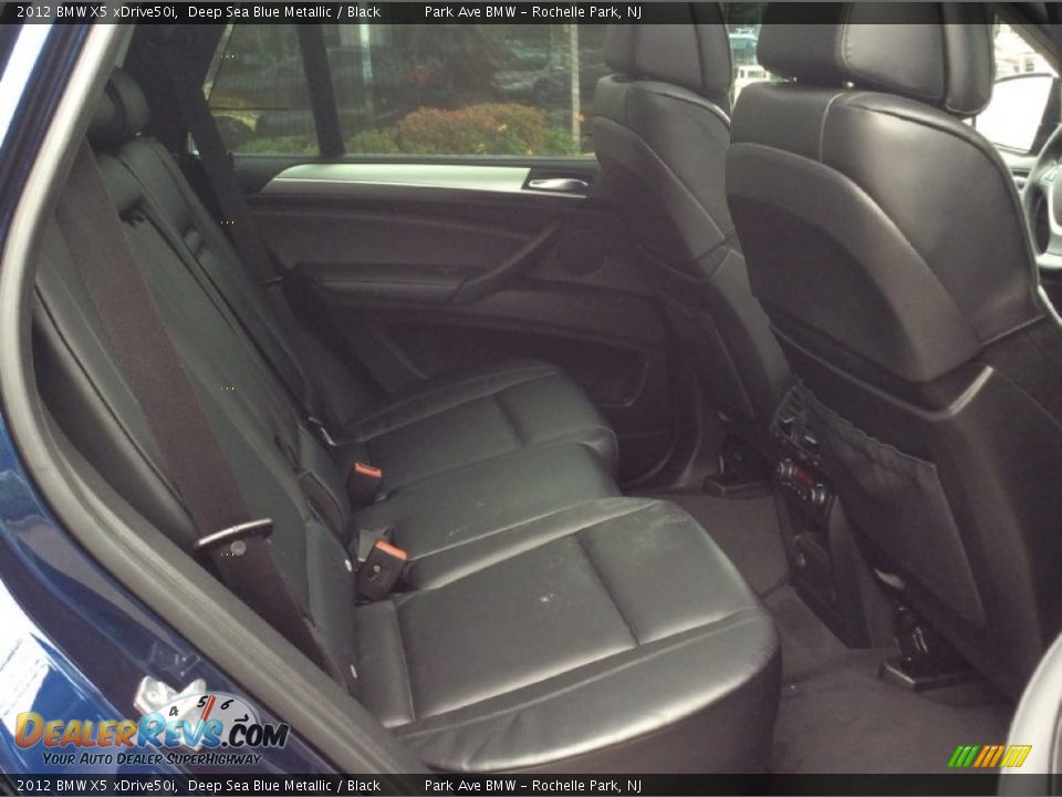 2012 BMW X5 xDrive50i Deep Sea Blue Metallic / Black Photo #25