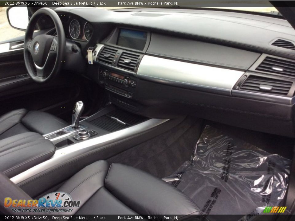 2012 BMW X5 xDrive50i Deep Sea Blue Metallic / Black Photo #27